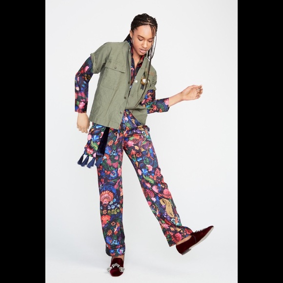 J Crew Collection PJ pants in Ratti Floral Print - Picture 2 of 11